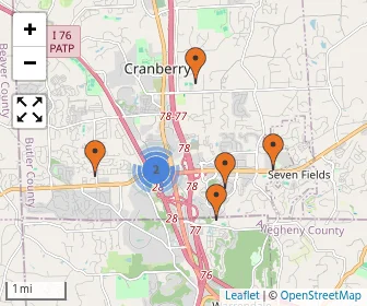 Area schools map